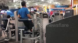 Unusual Gym workout