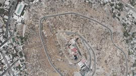 Aerial view of Cerro de la Campana in Hermosillo, Sonora,