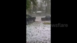 US: Thunderstorm With Large-Sized Hail Batters Colorado Springs, CO 4
