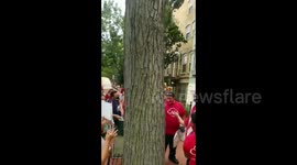 US: Protesters Gather At Senator McConnell’s House For Unemployment Benefits Rally In DC