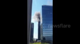 Belgium: Fire Breaks Out At World Trade Center Of Brussels