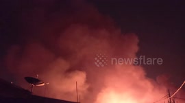 Marketplace in Indonesia burns as over 50 stalls damaged