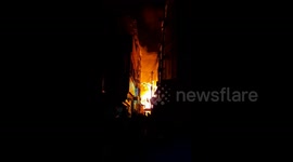 Large market in Jakarta catches fire causing extensive damage