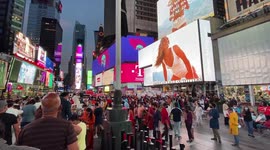 Bhajans, Jai Shri Ram chants at Times Square to celebrate Bhoomi Poojan at Ayodhya, New York