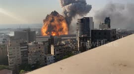 Beirut blast 3 years on: Footage shows moment of deadly explosion in slow motion