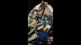 Aftermath of fatal Air India Express flight that skidded off runway that has killed pilot and 20 others