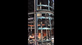 Building of one of the two Telephony companies in Lebanon Destroyed by the explosion