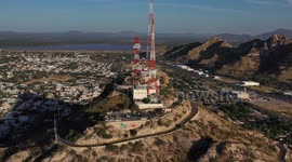 Aerial video of Cerro de la Campana MEXICO