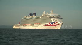 Number of Cruise ships anchor in Weymouth Bay increased