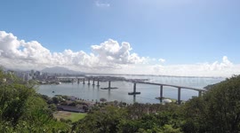 View of the Terceira Ponte - Costa Beach, Vila Velha - State of Espírito Santo, Brazil