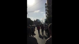 Protestors reaching Martyrs Square