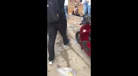 People on the frontline of the protests