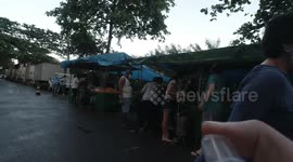 Food fair in Costa Beach, Vila Velha - State of Espírito Santo, Brazil