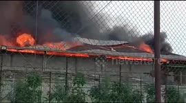One Furniture Factory in East Jakarta, Indonesia Is Out of Fire