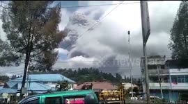 Indonesia's Mount Sinabung spews ash 5 km high