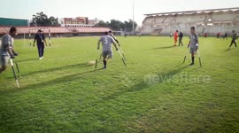 Palestine sports club offers chance for amputees to play football again