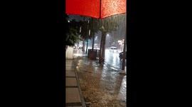 Heavy Rain in Seoul, South Korea 2020 August 10th 11pm (3)