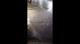 Heavy Rain in Seoul, South Korea 2020 August 10th 11pm (6)