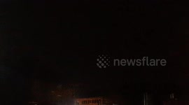 Manchester, UK hit by lightning