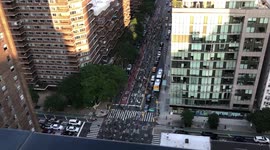 Bicycle protesters gather in New York City for Black Lives Matter rally