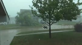 US: Severe Thunderstorms Hit Iowa 7