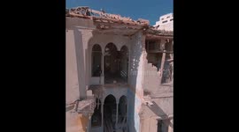 Drone footage shows the scale of destruction in Beirut