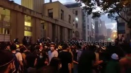 Beirut sees angry crowds gather outside parliament