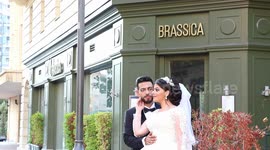 Must-see moment bride and groom have wedding photos interrupted by Beirut blast