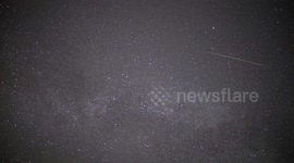 Timelapse captures Perseid meteor shower over Switzerland