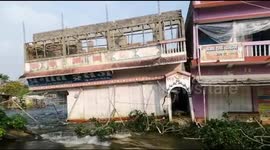 Two-storey building collapses after heavy rainfall in northeast India