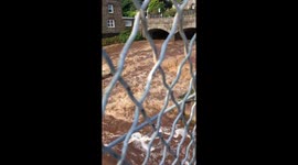 Flash Flood, Stonehaven, Scotland