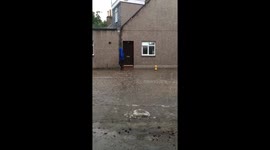Flash Flood, Stonehaven, Scotland