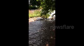 Flooding in Stonehaven near deadly incident where train derailed, killing three people and injuring six