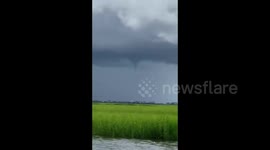 US: Possible Waterspout Spotted Off Oak Island, NC