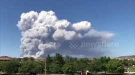 US: Lake Fire Breaks Out In Angeles National Forest, California
