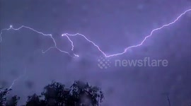 England skies struck with unreal wave of lightning