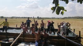 Filipino farmer builds bamboo swimming pool to stay entertained during Covid-19 lockdown