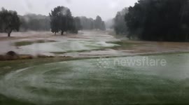 Lightning round! Golfers battle extreme weather on Kent golf course
