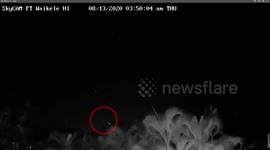 Perseid meteor shower lights up Hawaiian skies