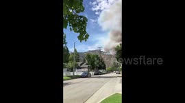 US: Evacuations Ordered, Ranch Fire Erupts In Azusa, California 3