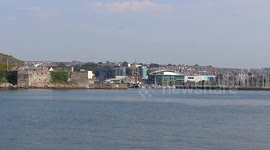 The PELICAN OF LONDON Tall Ship leaves plymouth to circle navigate the Uk