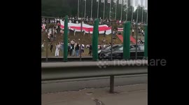 Belarus: Crowds Swarm Streets To Show Solidarity With Protests Against Election Results 2