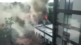 UK: Fire Breaks Out In Birmingham With Thick Smoke 2