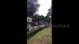 UK: Fire Breaks Out In Birmingham With Thick Smoke 4