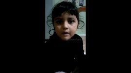 Cute baby singing Independence song of India