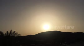 Time-lapse of the sunset in Juncalillo, Gran Canaria