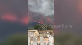 River Fire threatens homes in Monterey County, California
