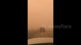 US: Blade Runner Feels As Dust Storm Sweeps Across Arizona