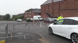Pop-up test centre opens in English town after coronavirus pub scare