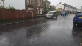 Heavy Rain Hits East London